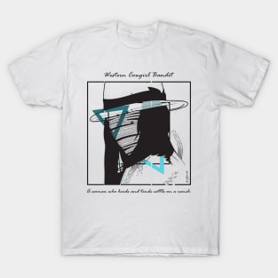 Western Cowgirl Bandit version 9 T-Shirt